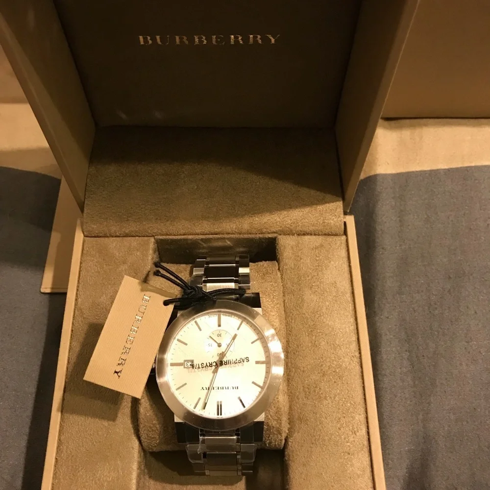 Burberry BU9900 42mm Silver Bracelet Men's Watch
